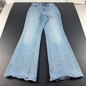 Madewell perfect vintage flare jeans light wash